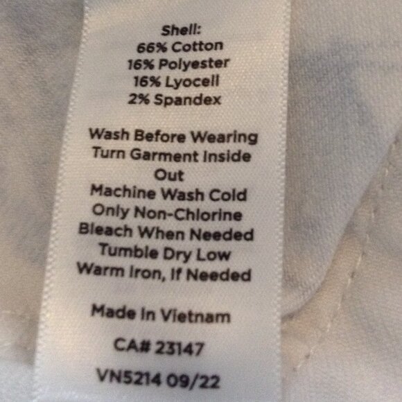 Talbots Printed 4P Slim Ankle Jean, Floral/Butterflies, Classic, Preppy, Boho. - Picture 5 of 6